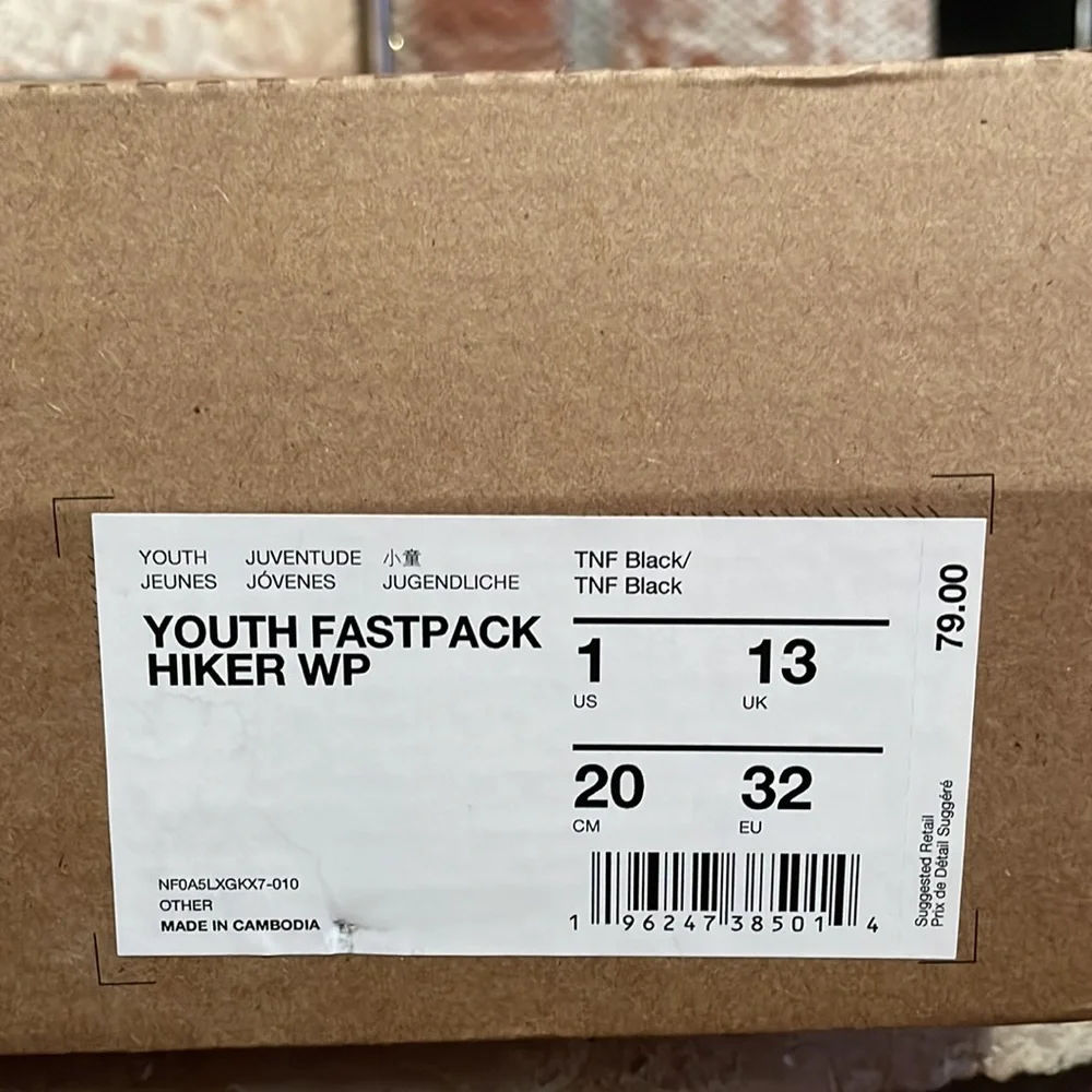 The North Face Youth Fastpack hiker WP TNF Black DryVent - Picture 10 of 10